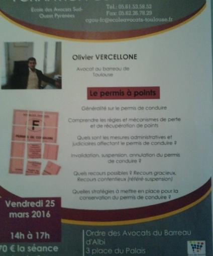 PERMIS DE CONDUIRE : NOTRE COMPETENCE RECONNUE PAR L'ÉCOLE DES AVOCATS